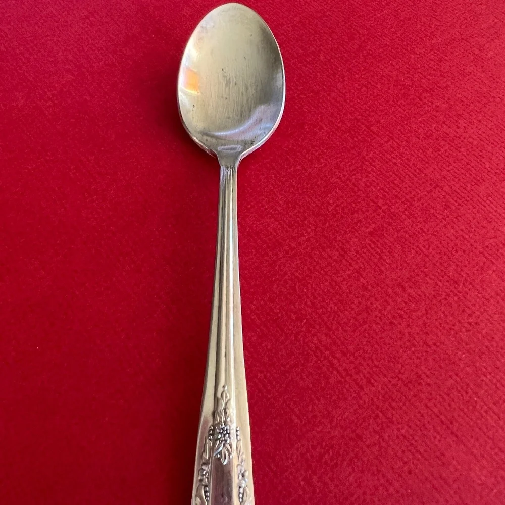 Camelia Silverplate Demitasse/Baby Spoon